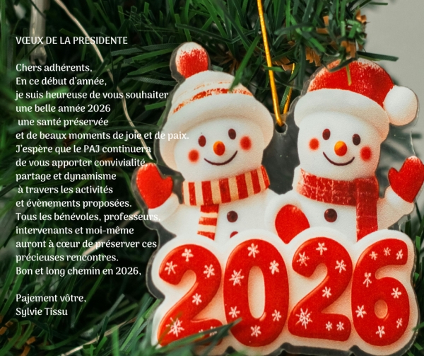 Bonne Ann&eacute;e 2026