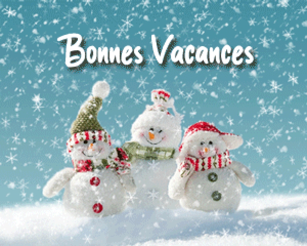 Bonnes vacances
