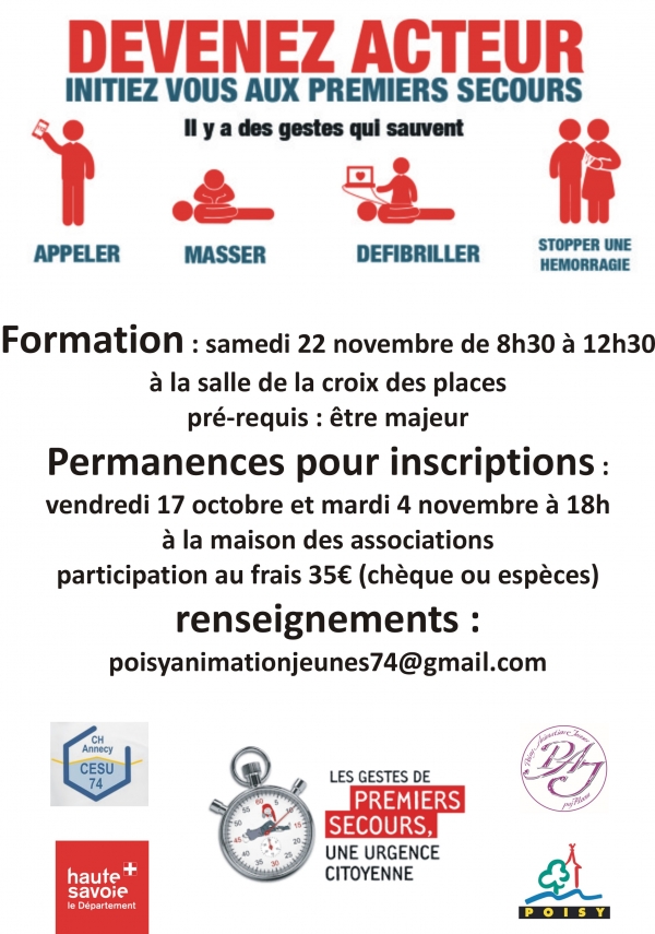 formation au premier secours