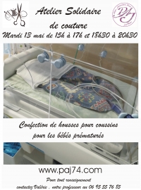 housse de coussin pour bébés prématurés