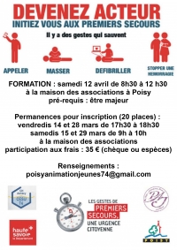 formation aux premiers secours